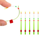 5pcs Ice Fishing Rod Tip Winter Outdoor Sport Fishing Pole Tip Fishing Tackles