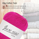 50g/roll Cotton Thin Yarn for Crochet Stitching Knitting Soft DIY Baby Thread