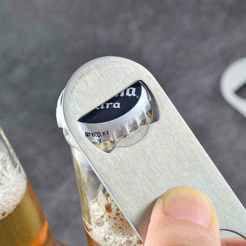 Bottle Opener Flat Bartender Professional Steel Beer Bartender P2B3