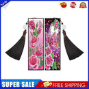2pcs DIY Diamond Painting Leather Bookmark Butterfly Tassel Crafts (FQY033)
