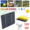 12V 2W Solar Panel Module DIY For Light Battery Cell Phone 8U7Y W3T9 T0Q Z7E9