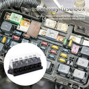 YJ-FB017 Automotive Circuit Blade Fuse Box 6 Ways Car Boat RV Block Holder