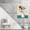 11CT Full Cross Stitch Fresh Sunflower DIY Printed Wall Art Home Decoration G