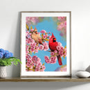 5D DIY Full Round Drill Diamond Painting Flower Bird Animal Decor Handmade Gi
