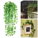 Ivy Leaf Garland Green Plant Plastic Vine Foliage Home Garden 2M Decor F2L0