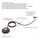 On/Off Push Button Switch Desktop Computer Case Power Supply(2xUSB+Audio)