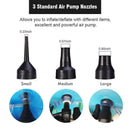 2 in-1 Electric Air Bed Pump Camping Paddling Pools Mains Inflator UK Plugs