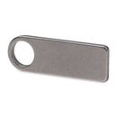 Titanium Alloy Blank Titanium Plate Keyring Pendant Anti-Lost Pet DIY Name Tag