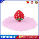 Silicone Heat-resistant Dust-proof Sealed Cup Lid Wrap Cover (Strawberry)