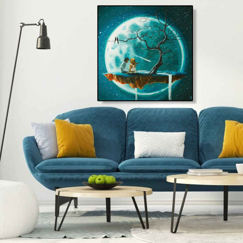 5D DIY Diamond Painting Full Drill Rhinestone Tree Moon Embroidery (K968) Newly