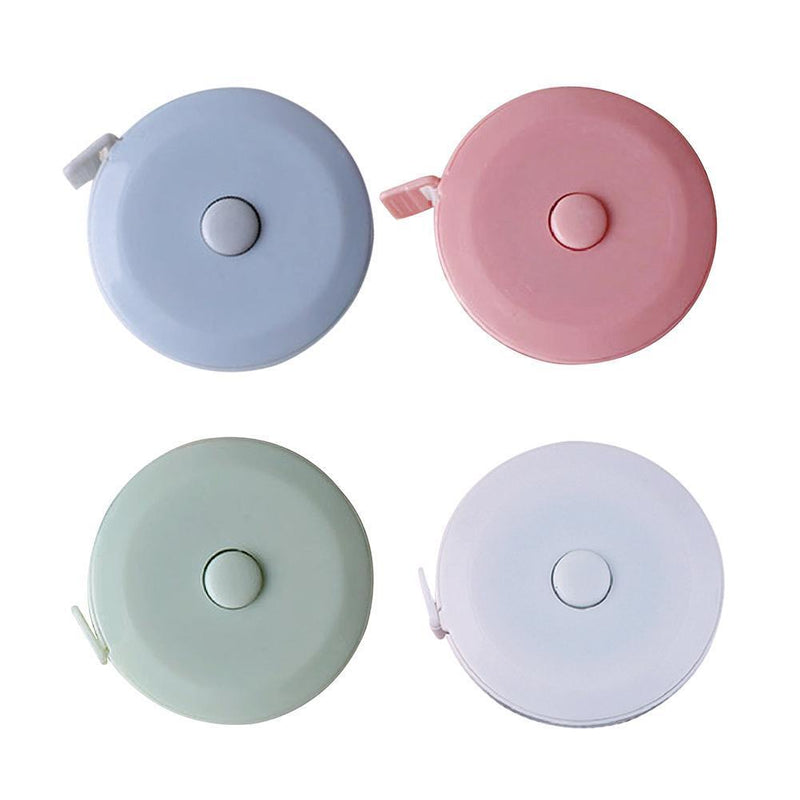 2m Retractable Measure Tape Kid Height Size Gauge Measurement Ruler (White)