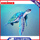 Oil Paint By Numbers Picture DIY Painting Turtle Animal Handmade Gift for Adults
