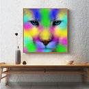 5D DIY Full Drill Diamond Painting Leopard Cross Stitch Embroidery Mosaic
