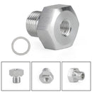 Male M16x1.5 Female 1/8 Oil Pressure Sensor Adapter For LS Series Engine