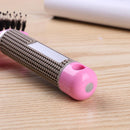 Scalp Massage Bristle Hair Comb Curly Straight Anti Static Hairbrush (Pink)