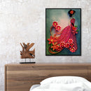 Diamond Painting Dress Women Full Round Drill Picture of Rhinestone DIY Drawing