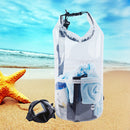 15L Waterproof Storage Bag Pouch for Swimming Kayaking Canoeing Trekking Bo