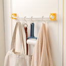 2pcs Adhesive Shower Curtain Rod Bracket Nail-Free Towel Pole Holder Supports