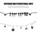 16 Feet Outdoor Camping Multipurpose Anti-Skid Awning Hanging Rope Clothes Line