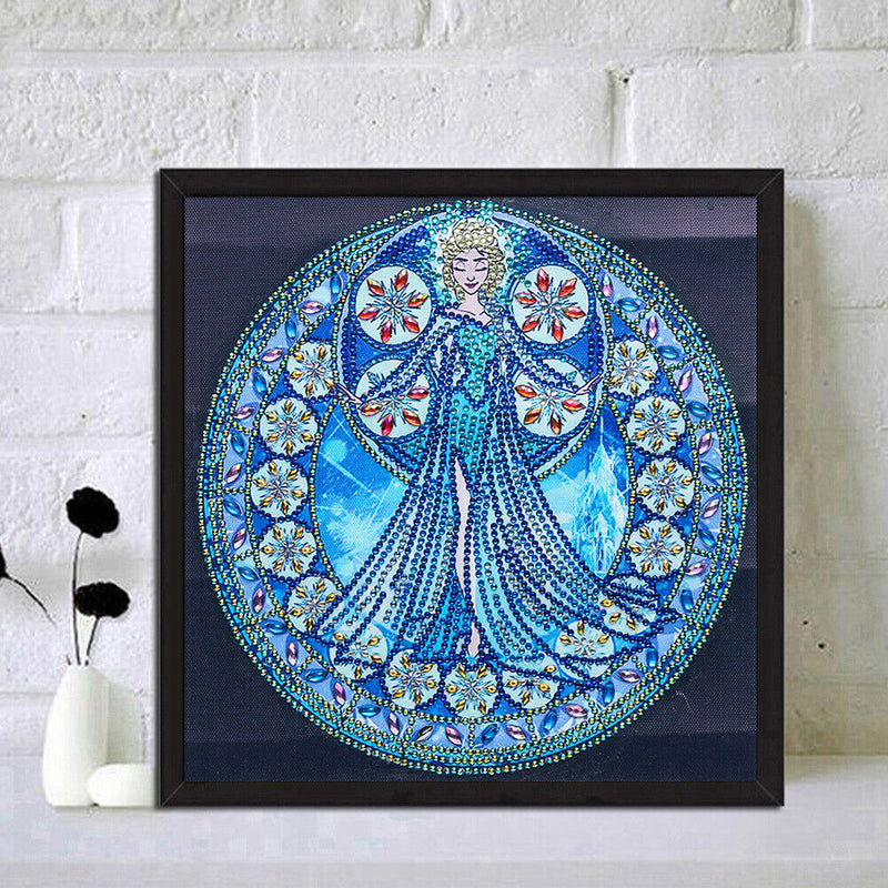 Special Shaped Girl Princess 5D DIY Diamond Painting Handwork Home Decor Craft