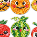 Diamond Painting Cartoon Stickers Kids DIY Round Drill Mosaic Decals for Phone