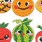 Diamond Painting Cartoon Stickers Kids DIY Round Drill Mosaic Decals for Phone