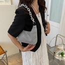 Women Fashion Sparkling Shoulder Bags Glitter Shiny Ladies Chain Totes Handbags