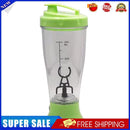 350ml Protein Shaker Mixing Cup Sports Training Automatic Bottle (Green)