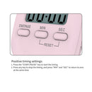 Magnetic Digital Timer Stopwatch Cooking Countdown Timer Clock (Pink)
