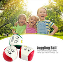 Children Interactive Toys Leather Juggling Ball Bean Bag PU Face Smile Cartoon