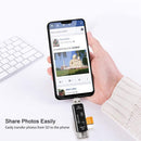 5 in 1 Type-C Micro USB OTG USB TF Card Reader HUB for Phone Laptop (Black)