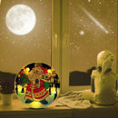 DIY LED Special Shaped Diamond Painting Santa Claus Needlework Home Ornament