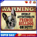 Warning Retro Metal Plate Tin Sign Plaque Poster for Bar Club Cafe Decor