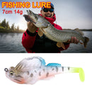 Jumping Fish 4cm 14g Lures Simulation Artificial Soft Fishing Bait (1) Newly