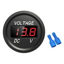 D1 Car Motorcycle DC 12-24V Digital Panel Voltmeter Voltage Meter (Red) Newly