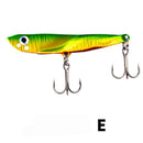 Vivid Bass Hook Fishing Metal VIB Lures Lead Casting Jig Metal Slice Spoon Lure