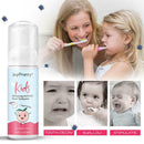 60ml Kids Toothpaste Foam Toothpaste Peach Flavor Teeth Whitening Stains L0A1