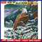 Partial Cross Stitch 2 Strands Printed Animal Pattern Needlework Kits Wall