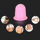 Transparent Vacuum Cupping Can Cupping Therapy Massage Suction Cup (Pink) Newly