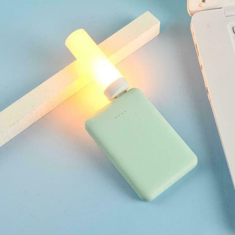LED USB Flame Lamps Computer Mobile Power Charging Mini Portable Lights
