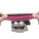 Fluff Gloves Half Finger Mittens Cartoon Animal Pattern Winter Fluffy Knitted
