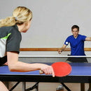 2 Professional Table Tennis Racket Long Paddle Pong + Sets Bat 40mm 3 Balls C9B7