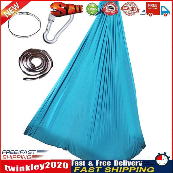 Children Soft Elastic Swing Hammock Outdoor Indoor Seat Swing (Lake Blue) Newly