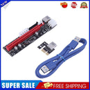 4pin 6pin SATA Power PCI Express 1x to 16X Riser Extender Card for Mining