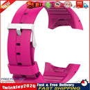 Silicone Watch Band Bracelet Strap for Polar M400 M430 Watch(Rose Red L) Newly