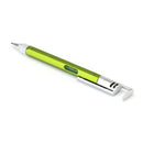 Multi-function Ballpoint Pen Phone Bracket Screwdriver Level Ruler (Green) Newly