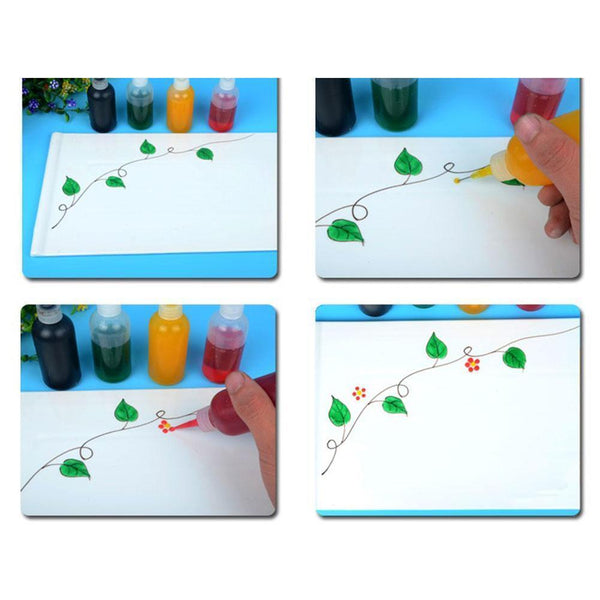 Plastic Squeeze Bottle Condiment Dispenser Sauce Vinegar Tools 7C8A F6 FAST D2L8