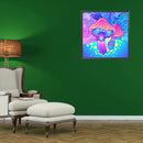 #A 5D Diamond Painting Kit Purple Bear Full Round Drill DIY Wall Art Crafts Mo