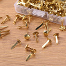 200pcs Mixed Round Scrapbooking Fastener Brad Mini Handcraft Embellishment Nail