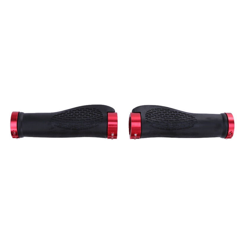 Ergonomic Rubber MTB Mountain Bike Bicycle Handlebar Grips Cycling Lock-On Newly